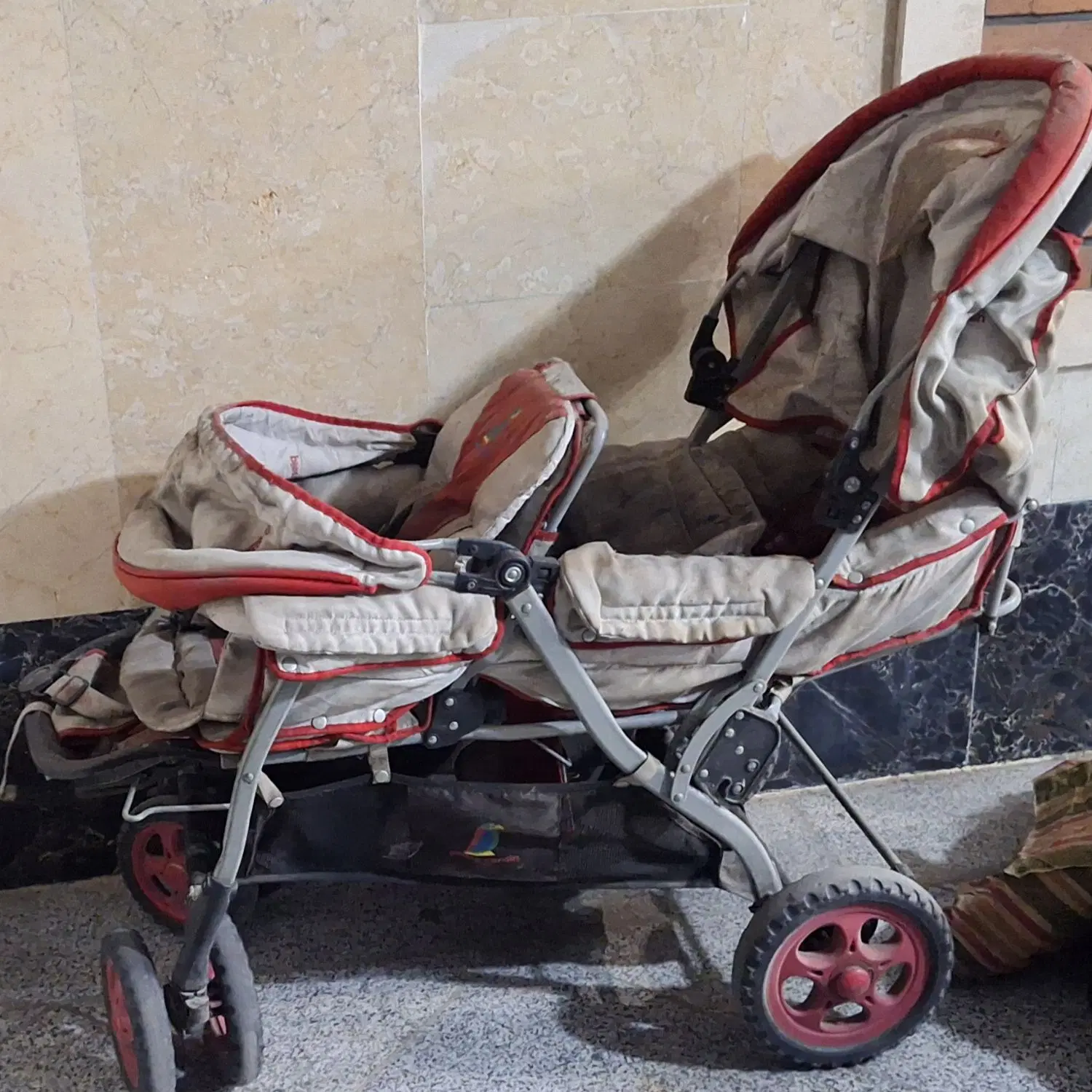 کالسکه دوقلو پیر گاردین فرانسوی